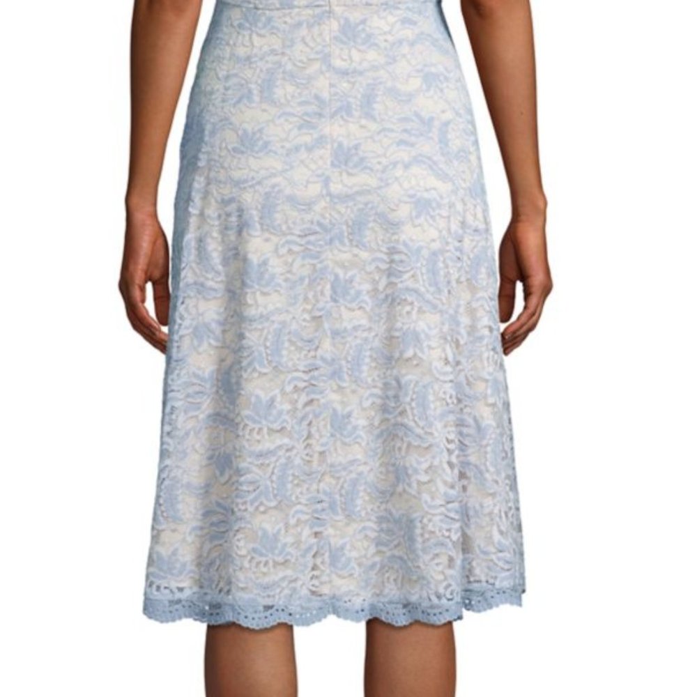 Sleeveless Lace A-Line Dress - Picture 2 of 2